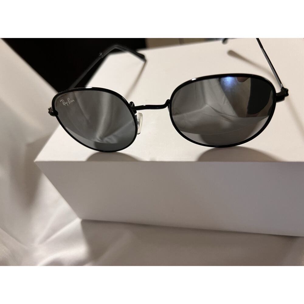 Ray-Ban rb3447 53/18 138 round metal sunglasses